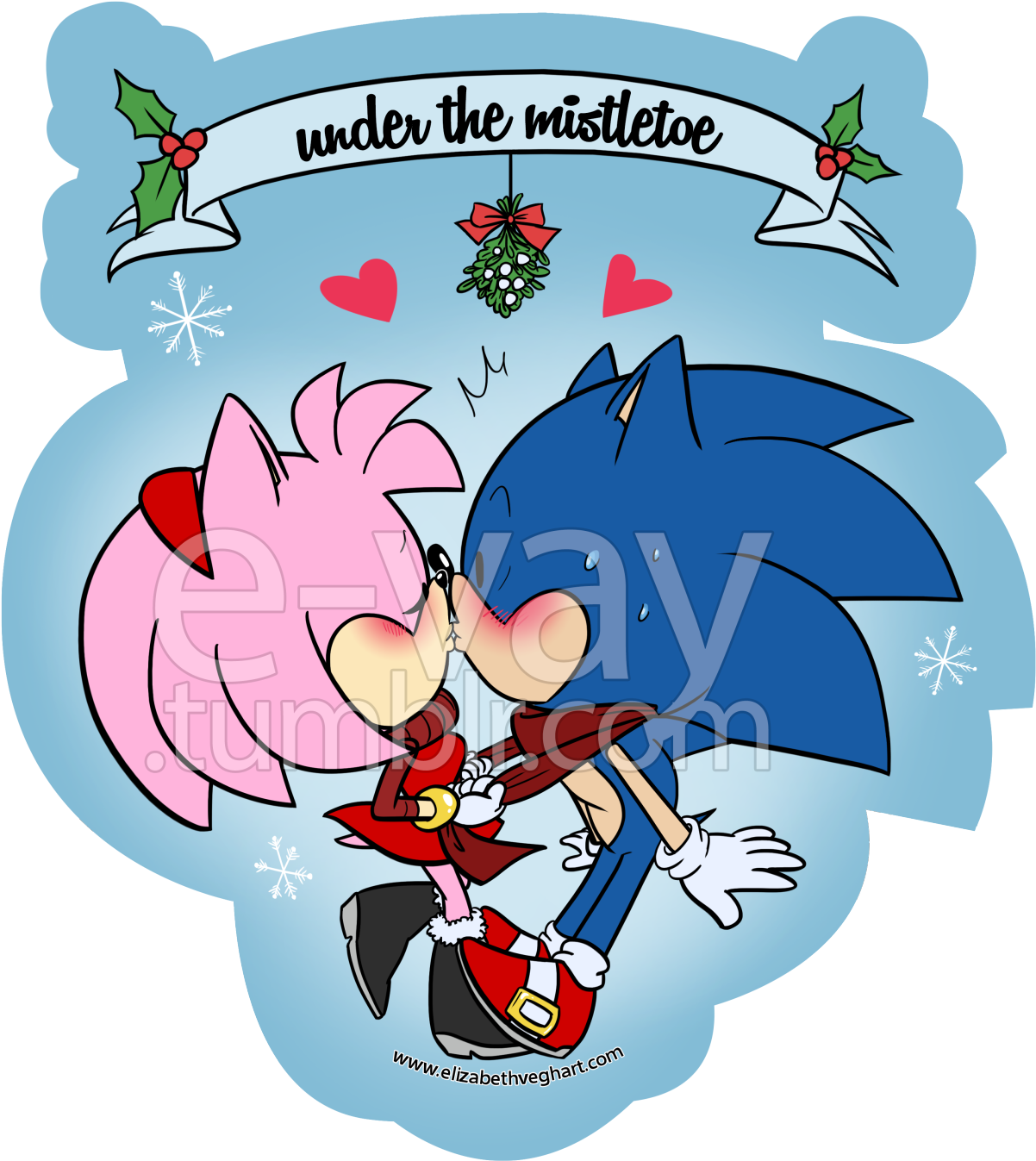 Image Result For Sonamy Pinterest Hedgehogs - Sonamy By E Vay (1280x1434), Png Download