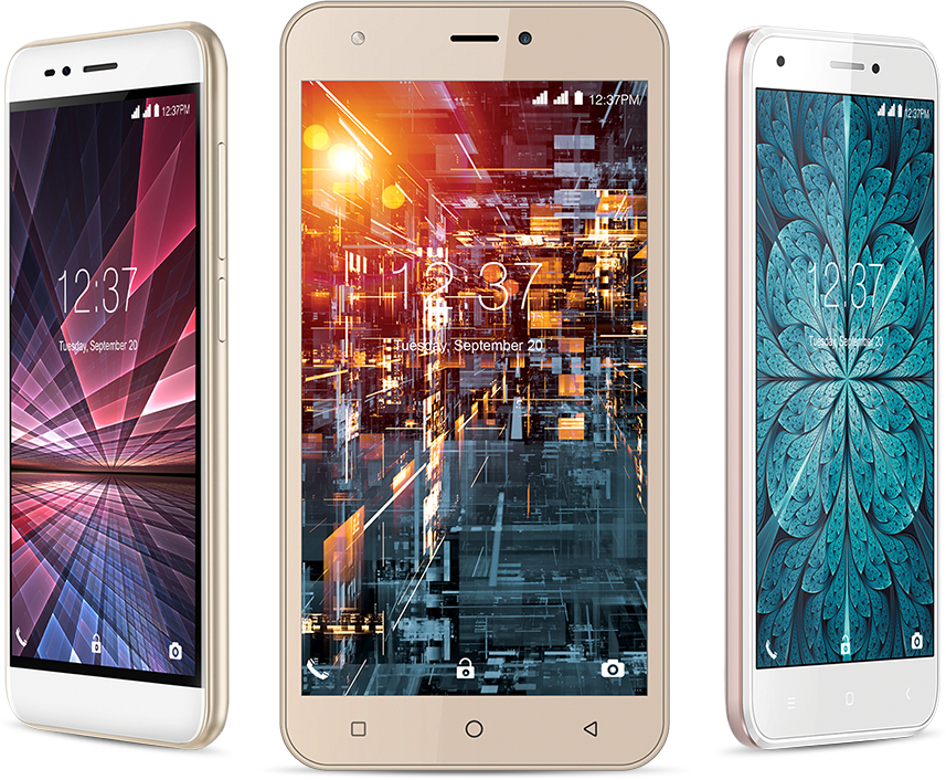 Vodafone Offer Smartphone - Intex Aqua 55 Vr (857x706), Png Download