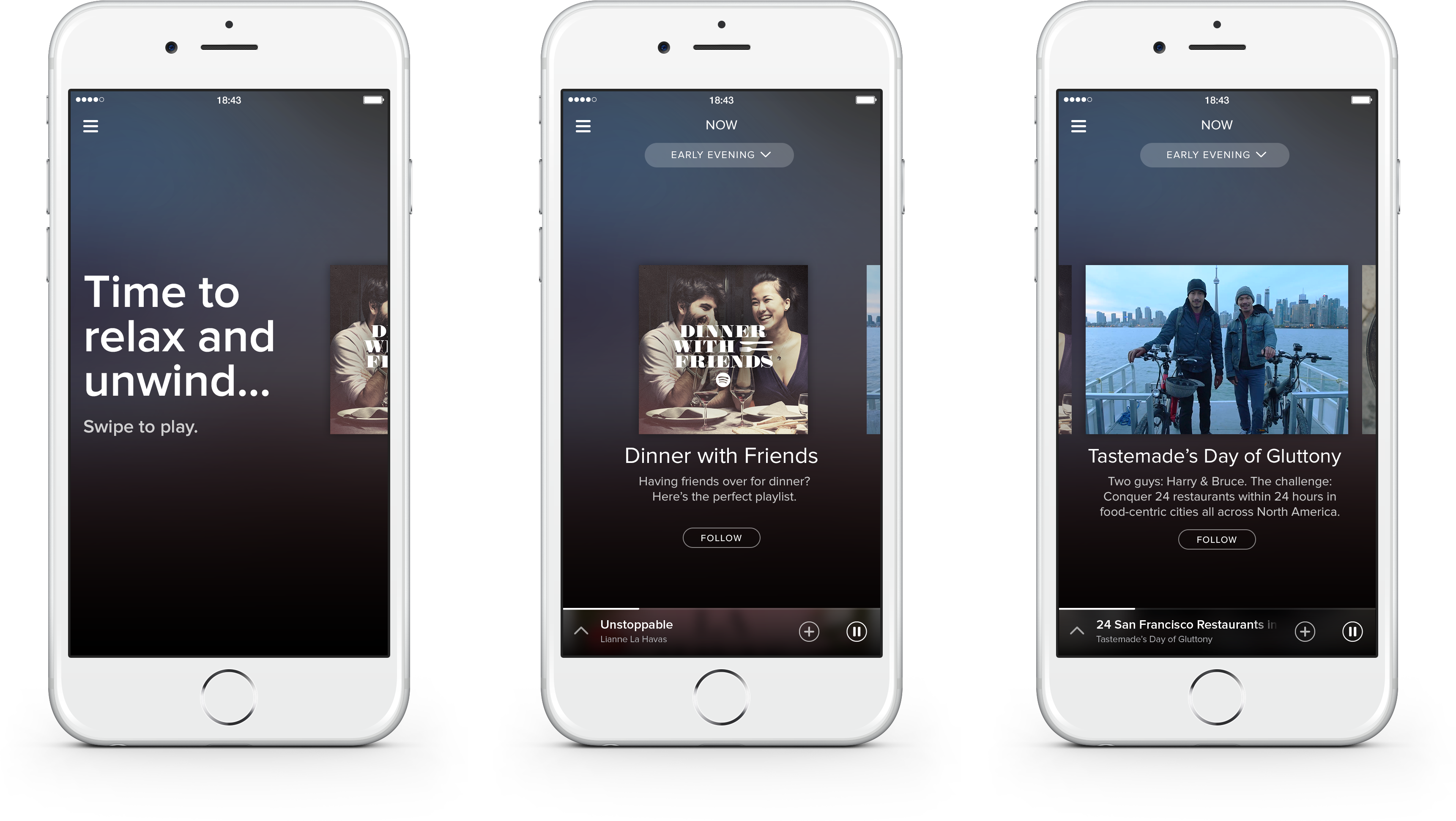 Spotify New Features - Mobile Spotify (4200x2315), Png Download