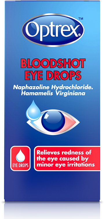 Optrex Bloodshot Eye Drops - Optrex Sore Eye Drops 10ml (800x800), Png Download