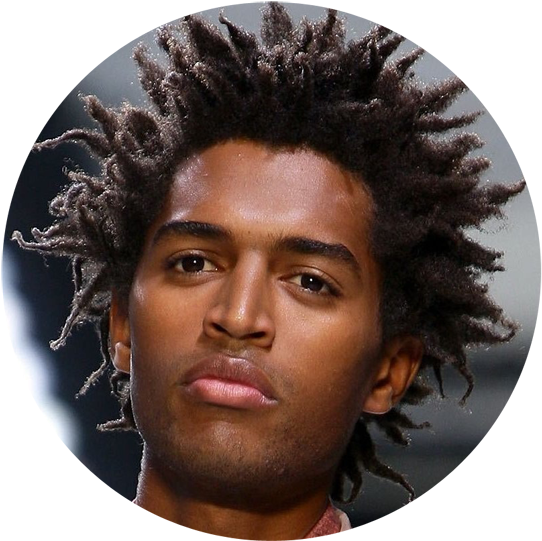 Download Natural-afro - Hairstyles For Men With Curly Hair Black PNG Image  with No Background 