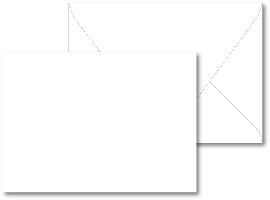 Blank Envelopes (1000x818), Png Download