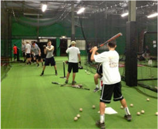 Winter Indoor Baseball Training (684x432), Png Download