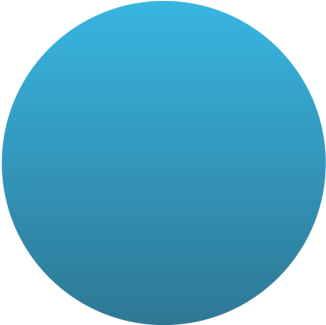 blue circle no background