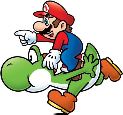 View Original Image - Yoshi And Super Mario Bros Buckle (500x460), Png Download