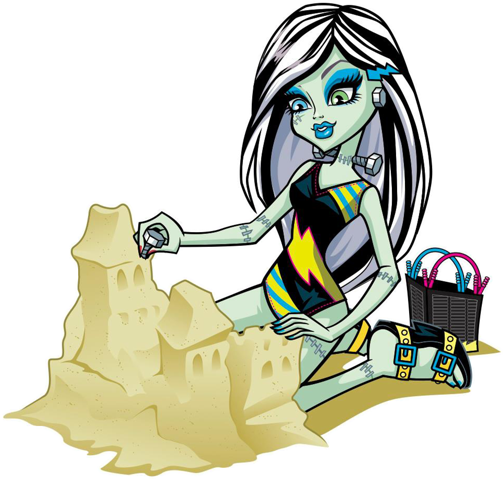 Gloom Beach - Monster High Gloom Beach (503x479), Png Download