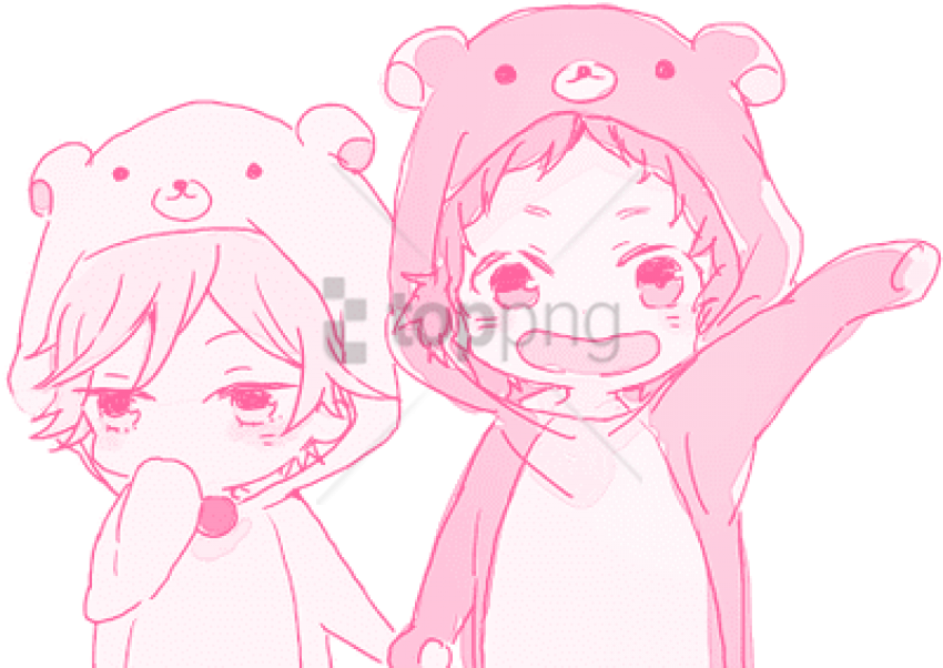 Download Drawing Blush Anime Clip Transparent Download - Anime Couple  Holding Hands Gif PNG Image with No Background 