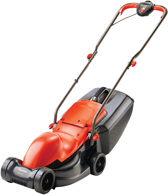 Flymo Electric Lawnmower Transparent Background - Flymo Easimo (642x719), Png Download