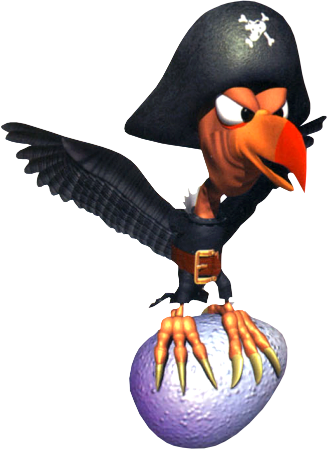 Donkey Kong Country 2 Krow (665x916), Png Download