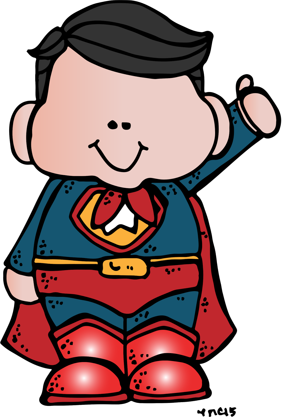 Superhero Bursts Magnetic Accents - Melonheadz Superhero Clipart (1083x1600), Png Download