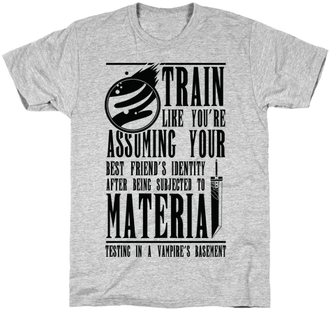 Train Like Cloud Mens T-shirt - We Ll Always Have Paris T Shirt (484x484), Png Download