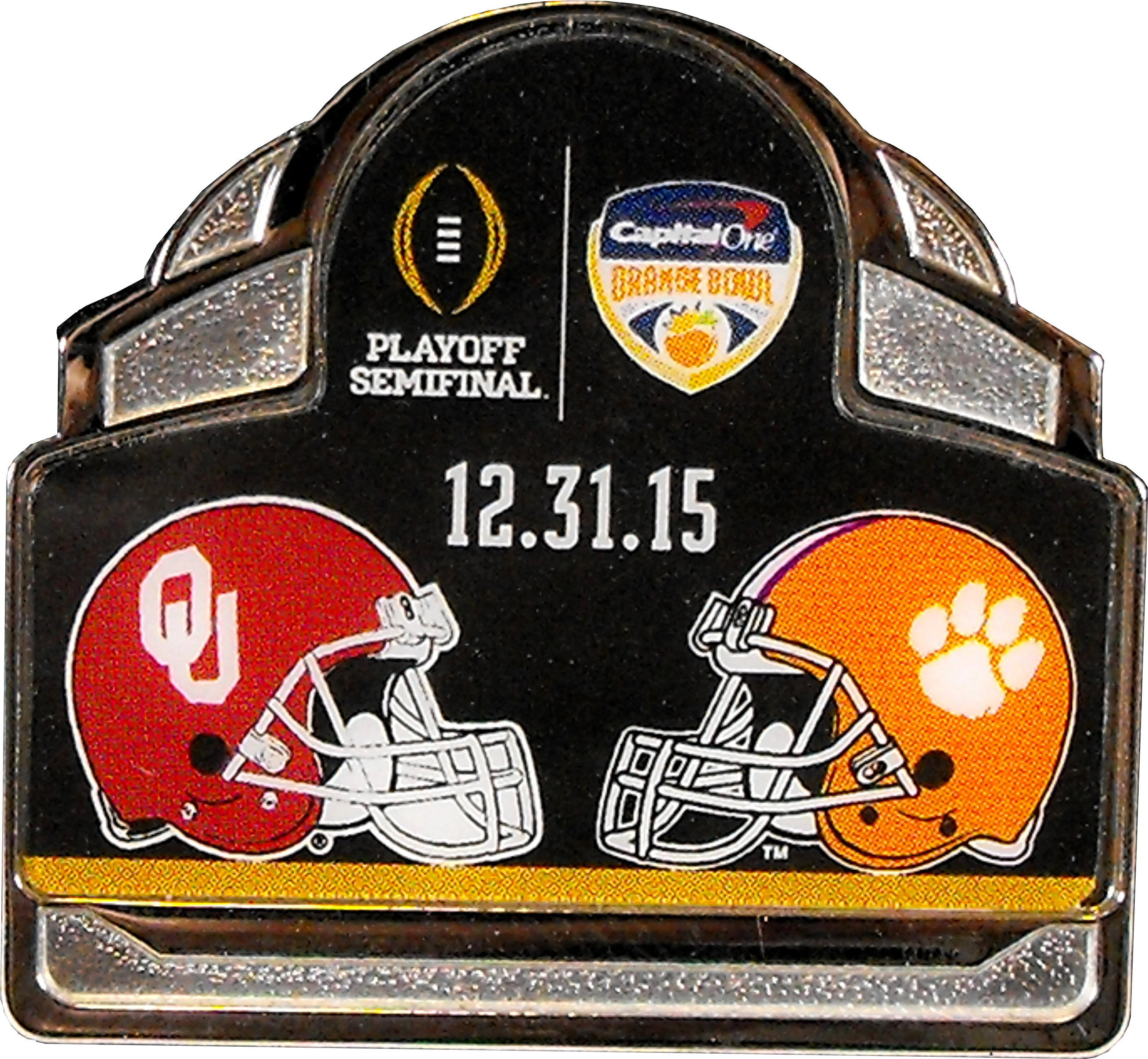 2015 - Orange - Bowl - Pin V=1496674426 - Oklahoma 2017 Sugar Bowl Pin (3648x2736), Png Download