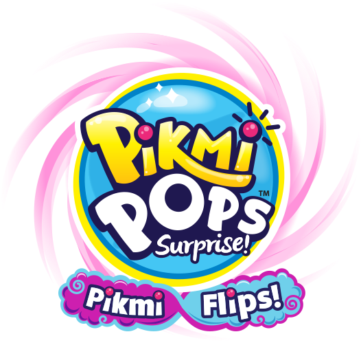 107607m S02 Pps3 Pikmiflips Md Slider Faol Logo - Moose Toys Pikmi Pops Surprise! Jumbo Bunny Plush (542x501), Png Download