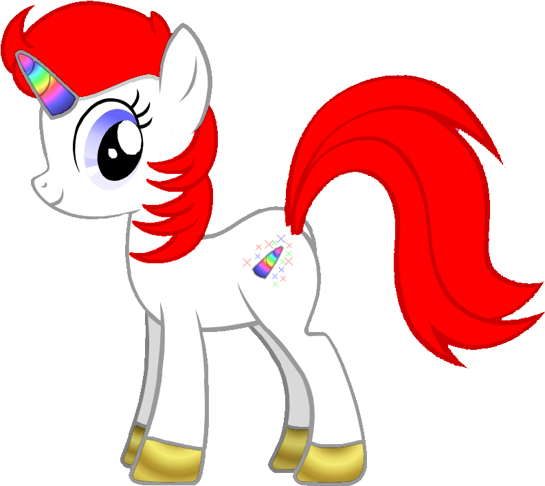 Denise As A Mlp - My Little Pony Unicorn Cartoon (808x730), Png Download