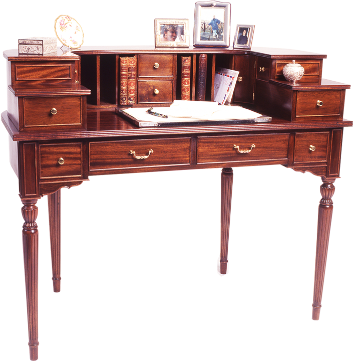 Carlton House Writing Desk - Writing Desk (1200x960), Png Download
