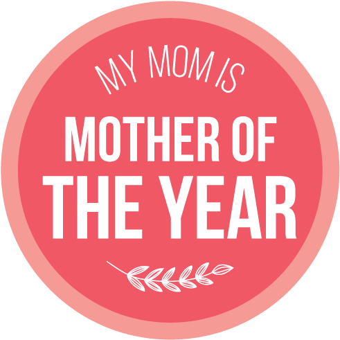 Mother Of The Year Sticker Pack (500x500), Png Download