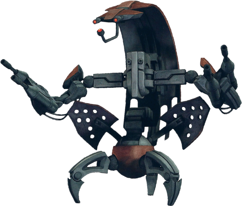 Droideka The Clone Wars - Star Wars Droideka Destroyer Droid (900x821), Png Download