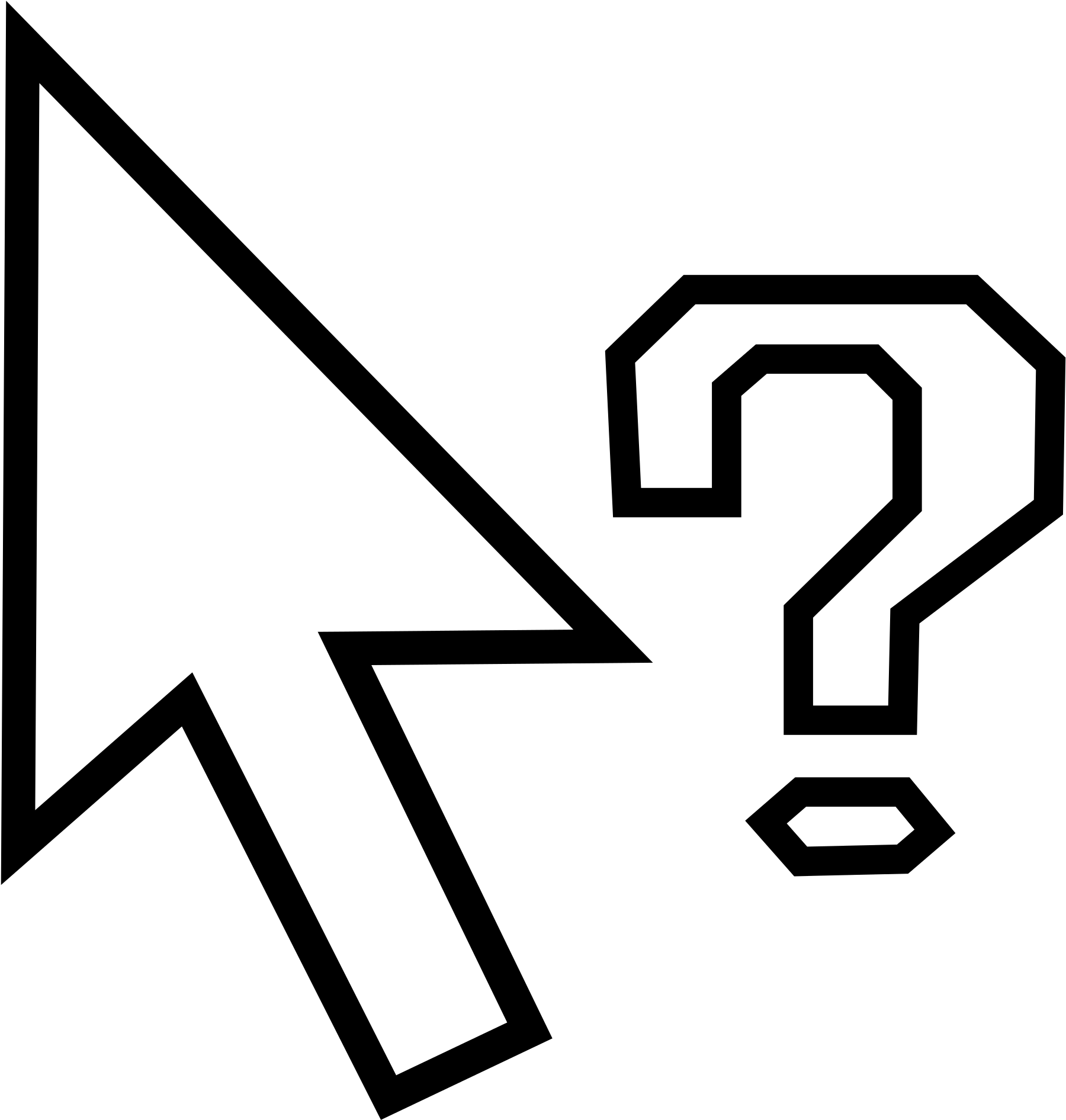 Cursor High Quality Png - Flechita Del Mouse Png (2000x2084), Png Download