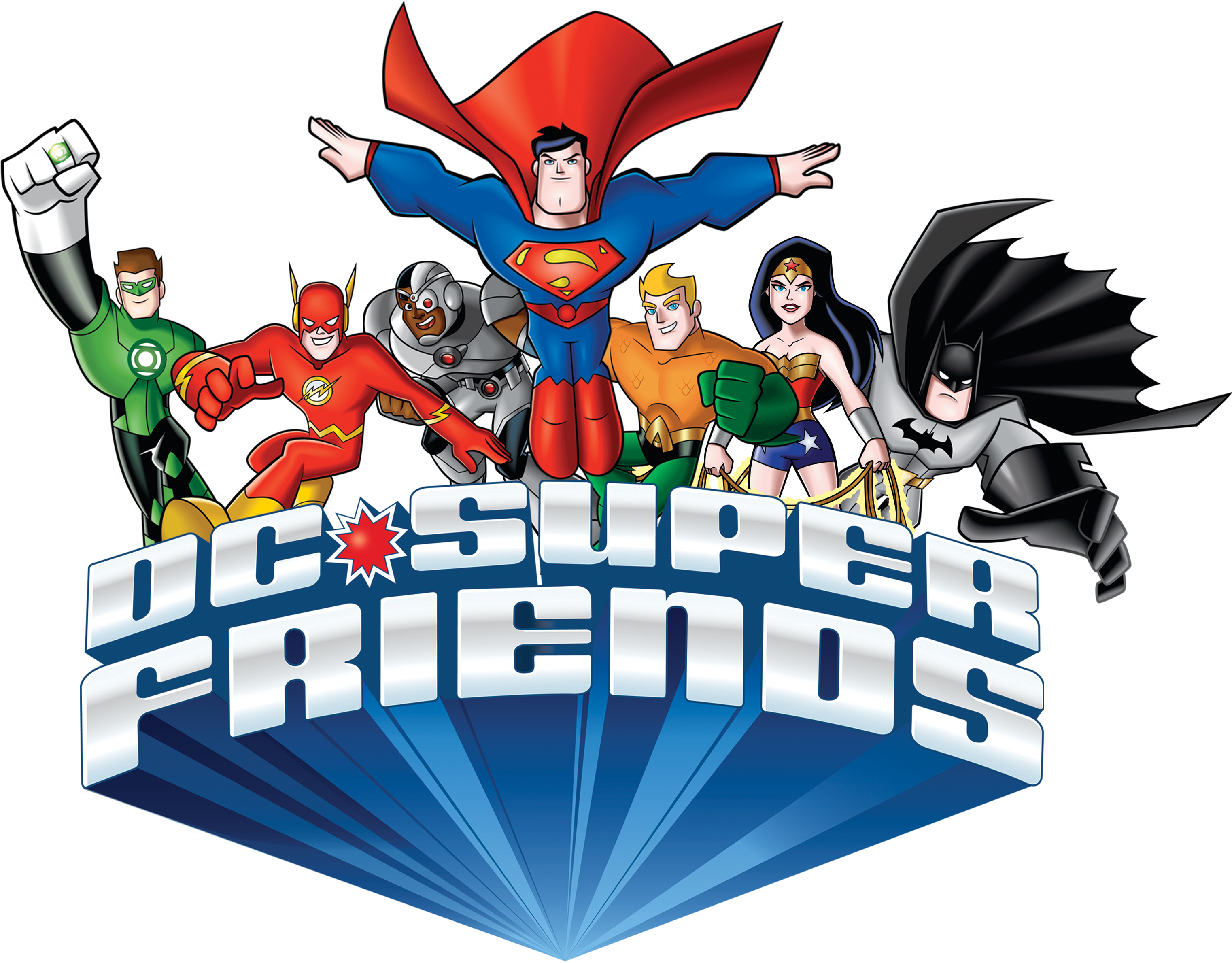 Unveils New Animated Content For Dc Super Friends - Dc Super Friends Png (3300x2550), Png Download