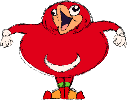 Scribbled This Little Cretin Real Quick Cuz Why Not - Cartoon (490x385), Png Download