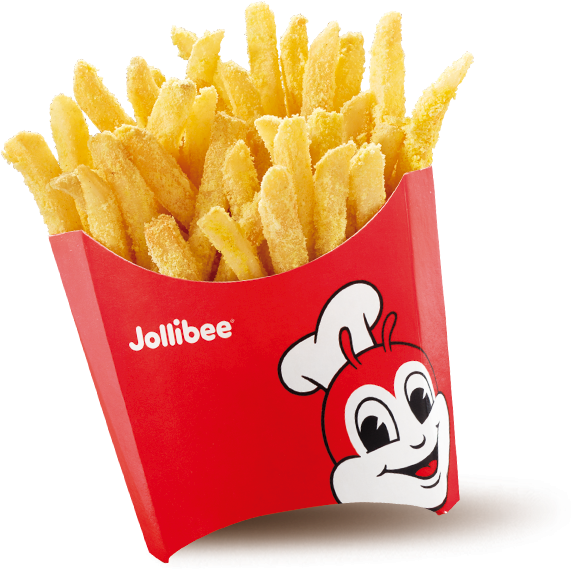 Still Available In Super Cheese, Snack On The Undeniably - Jollibee Fries (571x569), Png Download