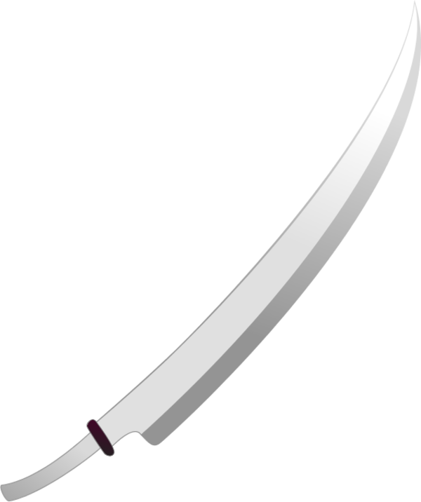 Katana Clipart Animated - Katana Sword (600x716), Png Download