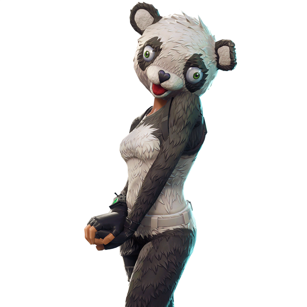 P - A - N - D - A Team Leader - Fortnite Panda Skin Png (1024x1024), Png Download