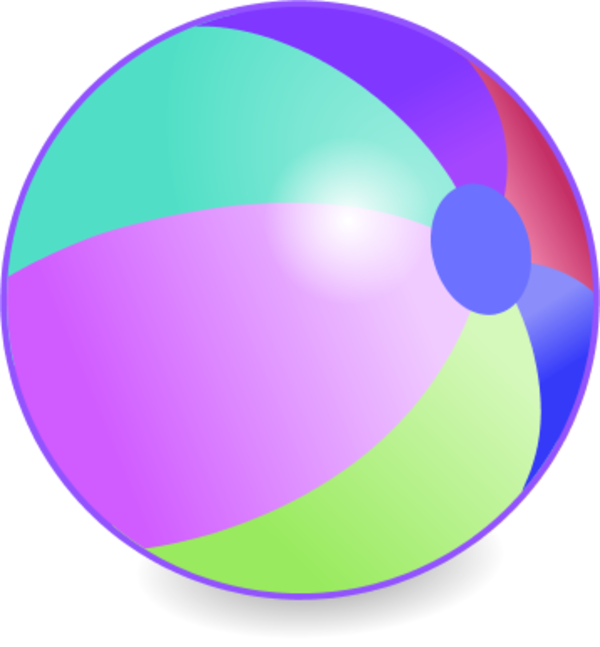 Download Beachball Vector Clip Art - Transparent Beach Ball Clipart PNG  Image with No Background 