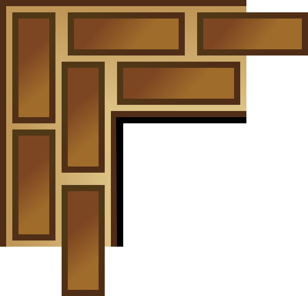 How To Set Use Rpg Map Brick Border Top Left Icon Png (600x576), Png Download