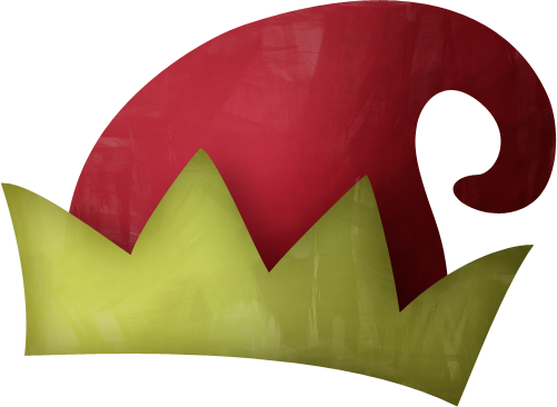 Elf Hat Drawing Elf Hat - Elf Hat Clip Art (501x366), Png Download
