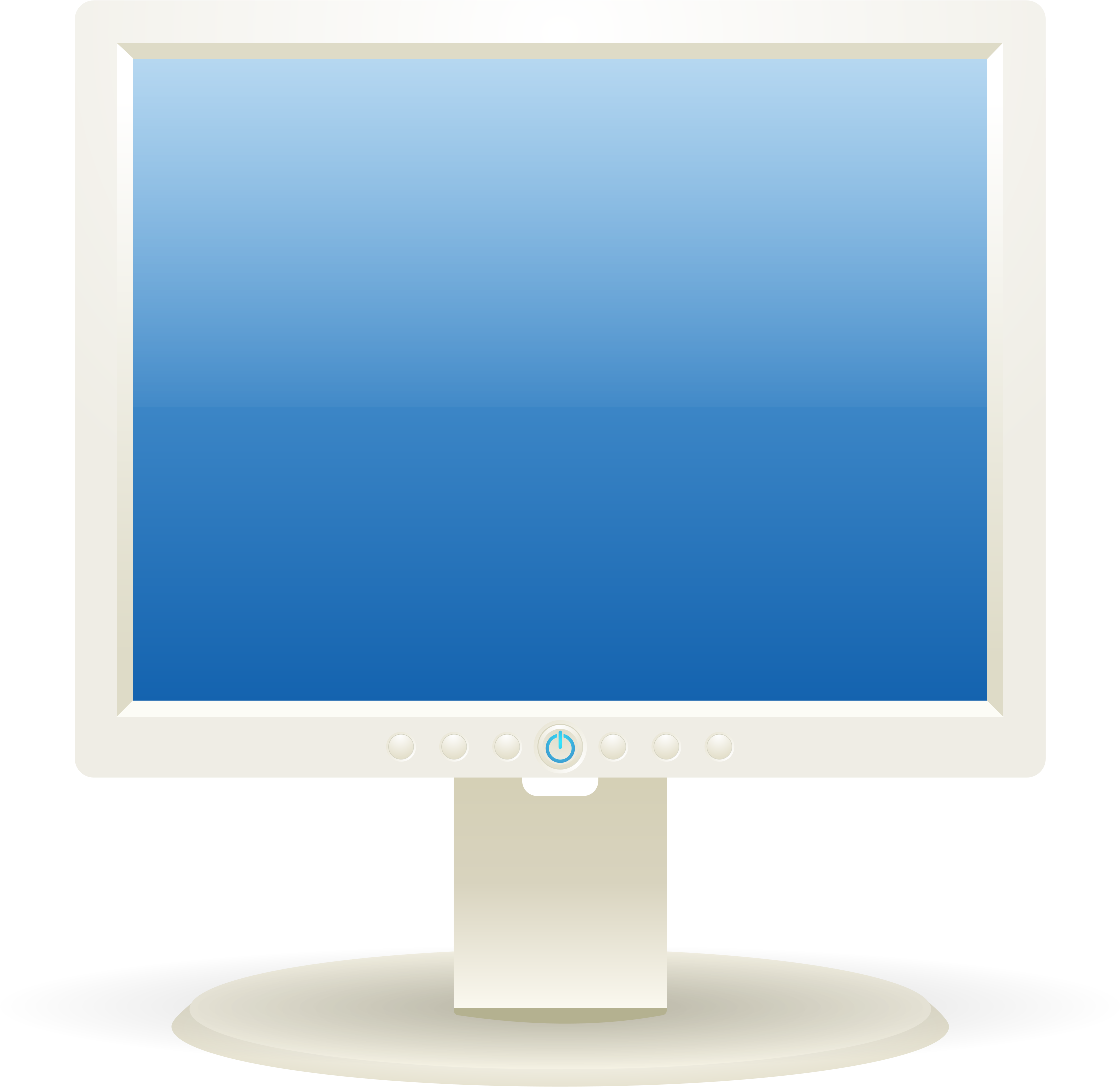 Computer Lcd Display - Computer Monitor Clip Art (800x768), Png Download