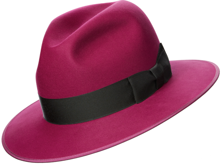 Image - Fedora Hats Png Pink (750x562), Png Download