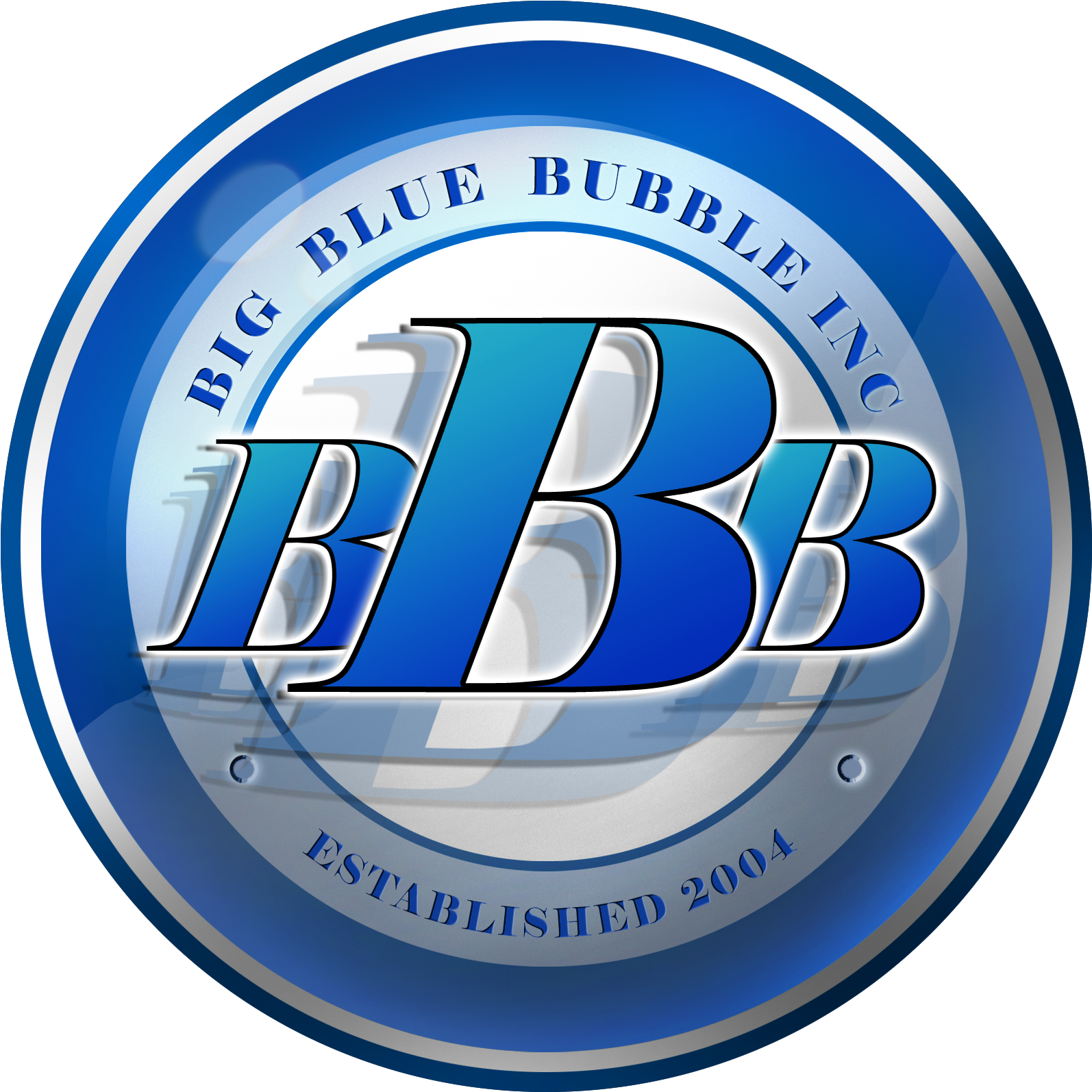 Interlaced, 3d Stereo, Download - Big Blue Bubble (1603x1603), Png Download