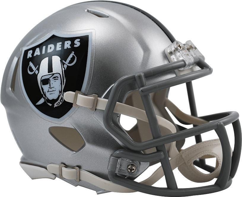 Download - Riddell Oakland Raiders Speed Mini Helmet (900x812), Png Download