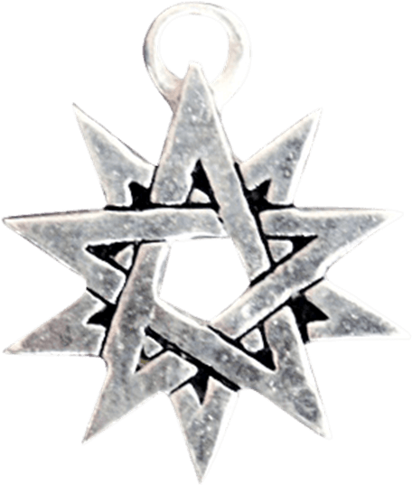 Double Pentagram Pendant - Double Pentagram (555x555), Png Download
