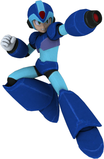 Download Zip Archive - Megaman X Smash Bros Trophy (750x650), Png Download