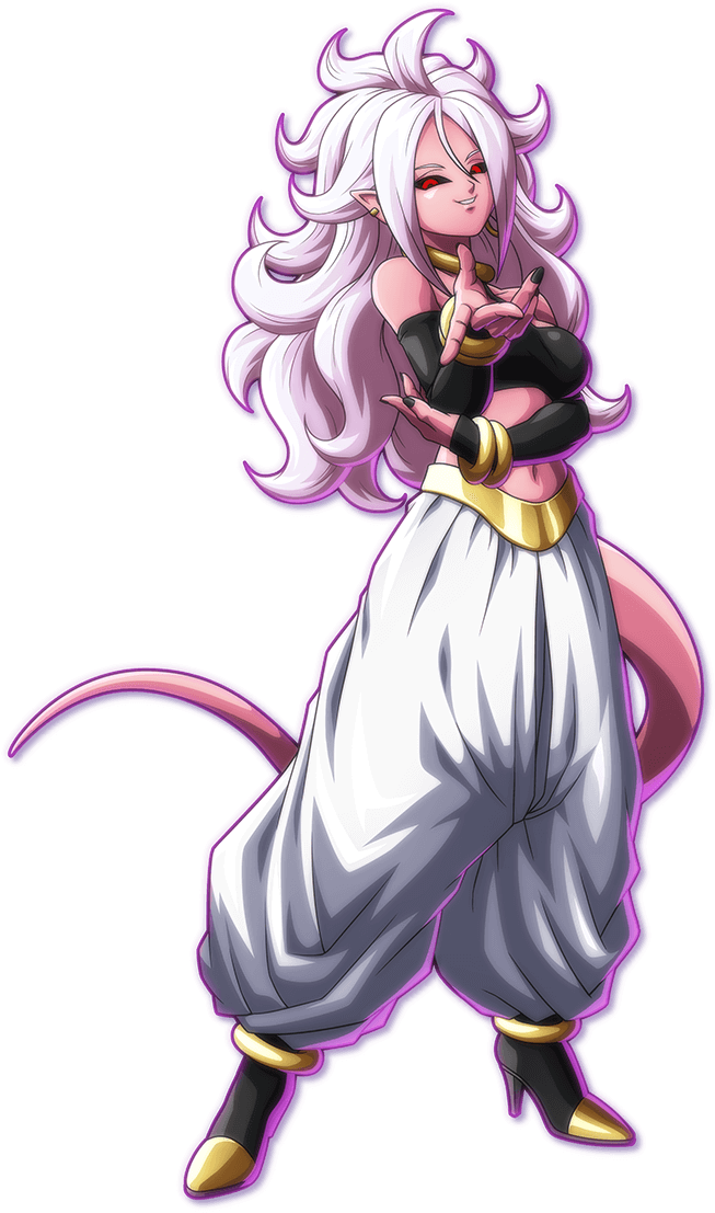 Dbfz Android21 Portrait - Dragon Ball Android 21 Evil (297x500), Png Download