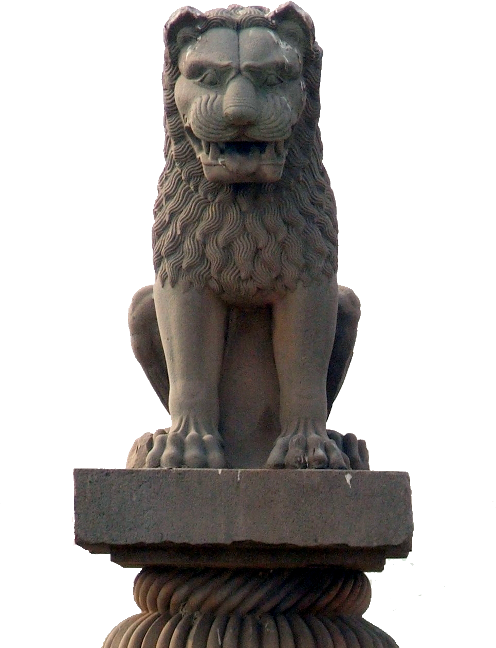 Ashoka Pillar Vaishali - Ashoka Pillar Allahabad (985x1317), Png Download