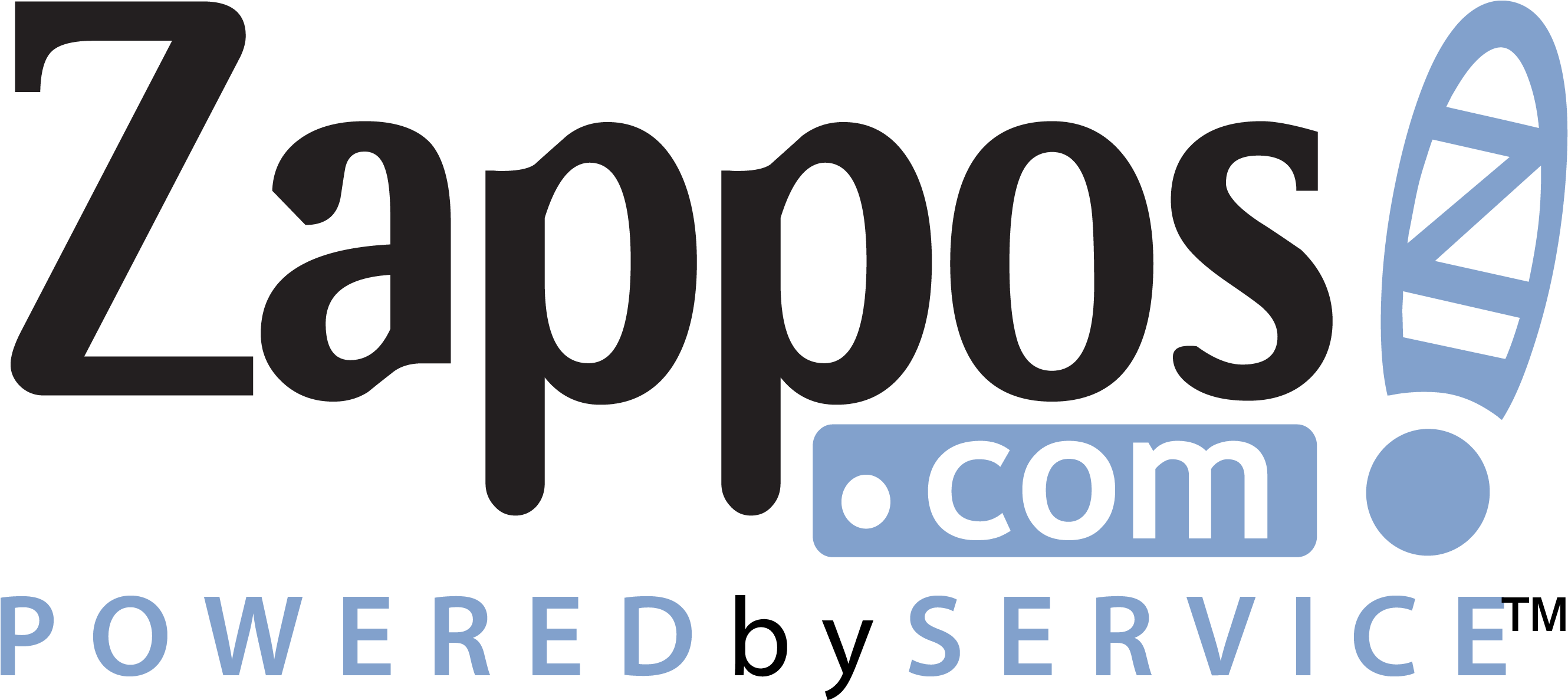 Zappos - Com Logo - Zappos Logo Png (2686x1194), Png Download