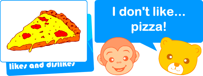 English Classroom Games - Flashcards I Like I Don T Like (650x245), Png Download