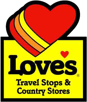Loves Truck Stop And Country Stores Logo - Love's Travel Stops (500x367), Png Download