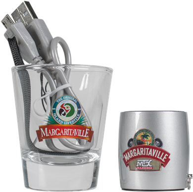 Margaritaville Audio Mvassms1s Sound Shot - Margaritaville Bluetooth Sound Shot Mini Speaker (green) (500x500), Png Download