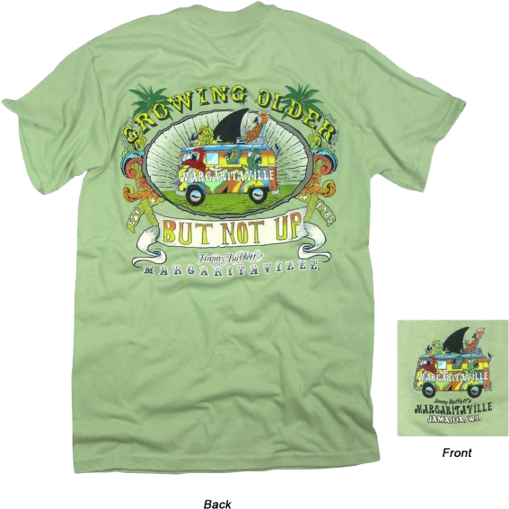 Growing Older But Not Up T-shirt - Margaritaville T Shirts (600x600), Png Download