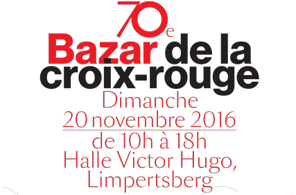 Bazar De La Croix Rouge, Ce Dimanche 20 Novembre En - Croix Rouge Luxembourg Png (520x286), Png Download