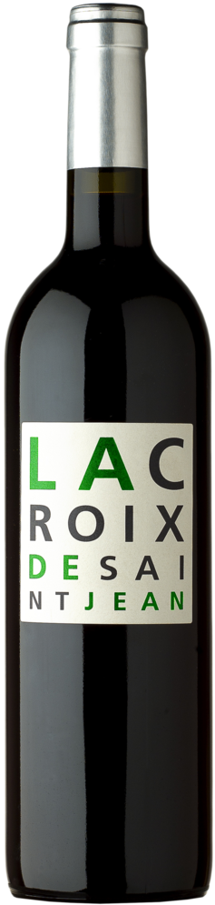 La Croix De Saint Jean Minervois Cuvee Michel - Glass Bottle (298x1024), Png Download