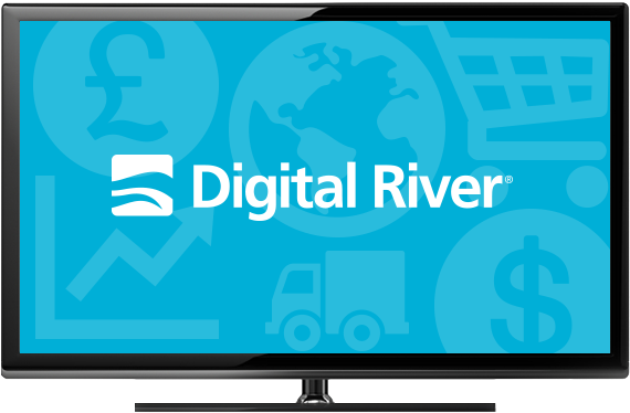 Digital River Lcd Plasma Screen Television - X Digital (640x480), Png Download