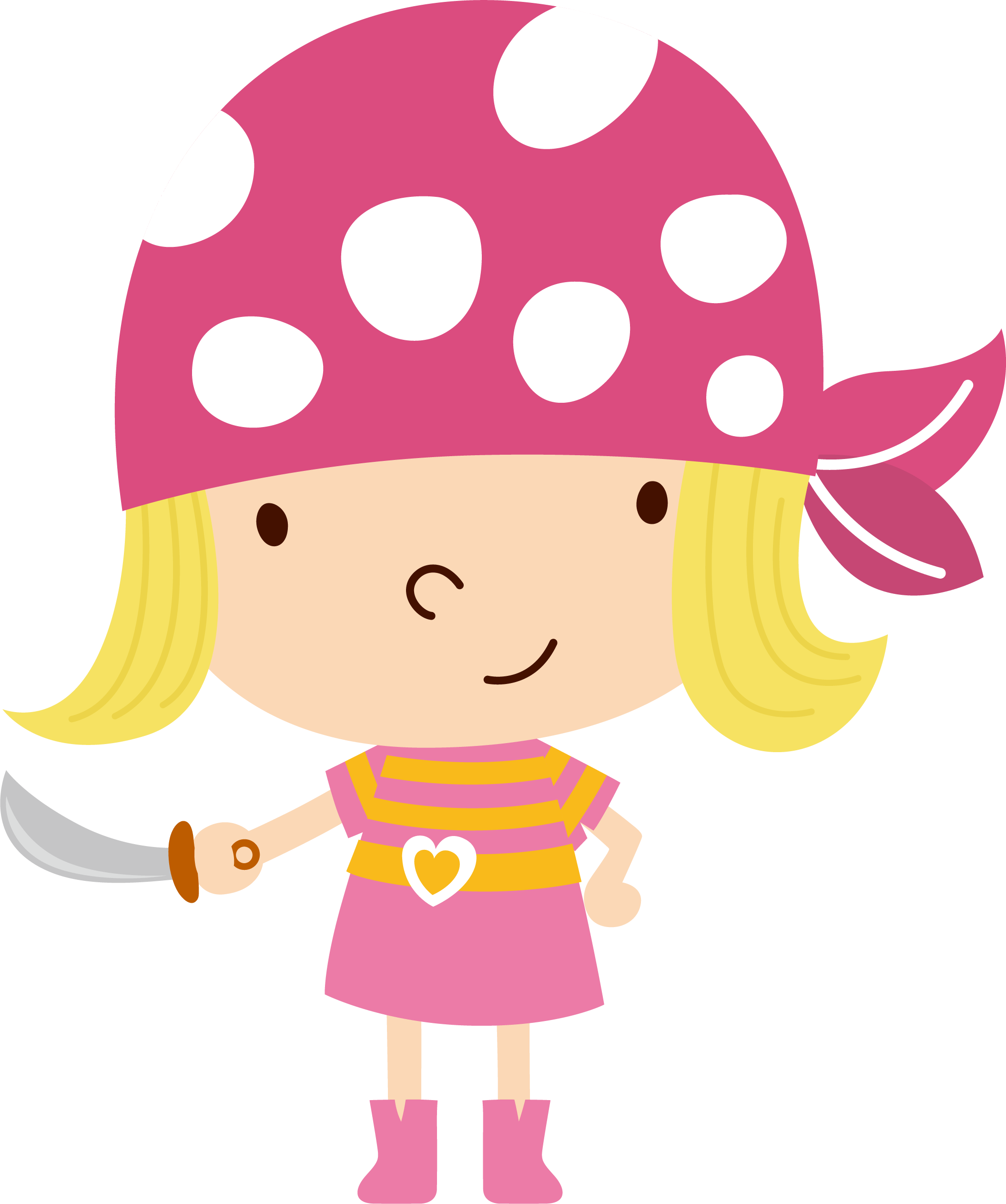 Pensando En Ti Clipart 3 By Eric - Pirata De Caricatura Png (2111x2526), Png Download