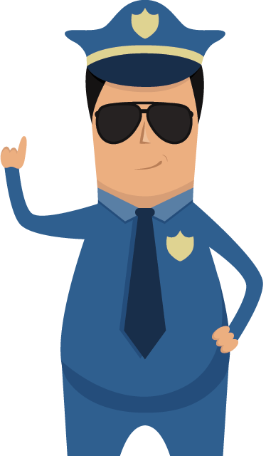 Vinilo Decorativo Profesión Policía - Profesion Policia (374x640), Png Download