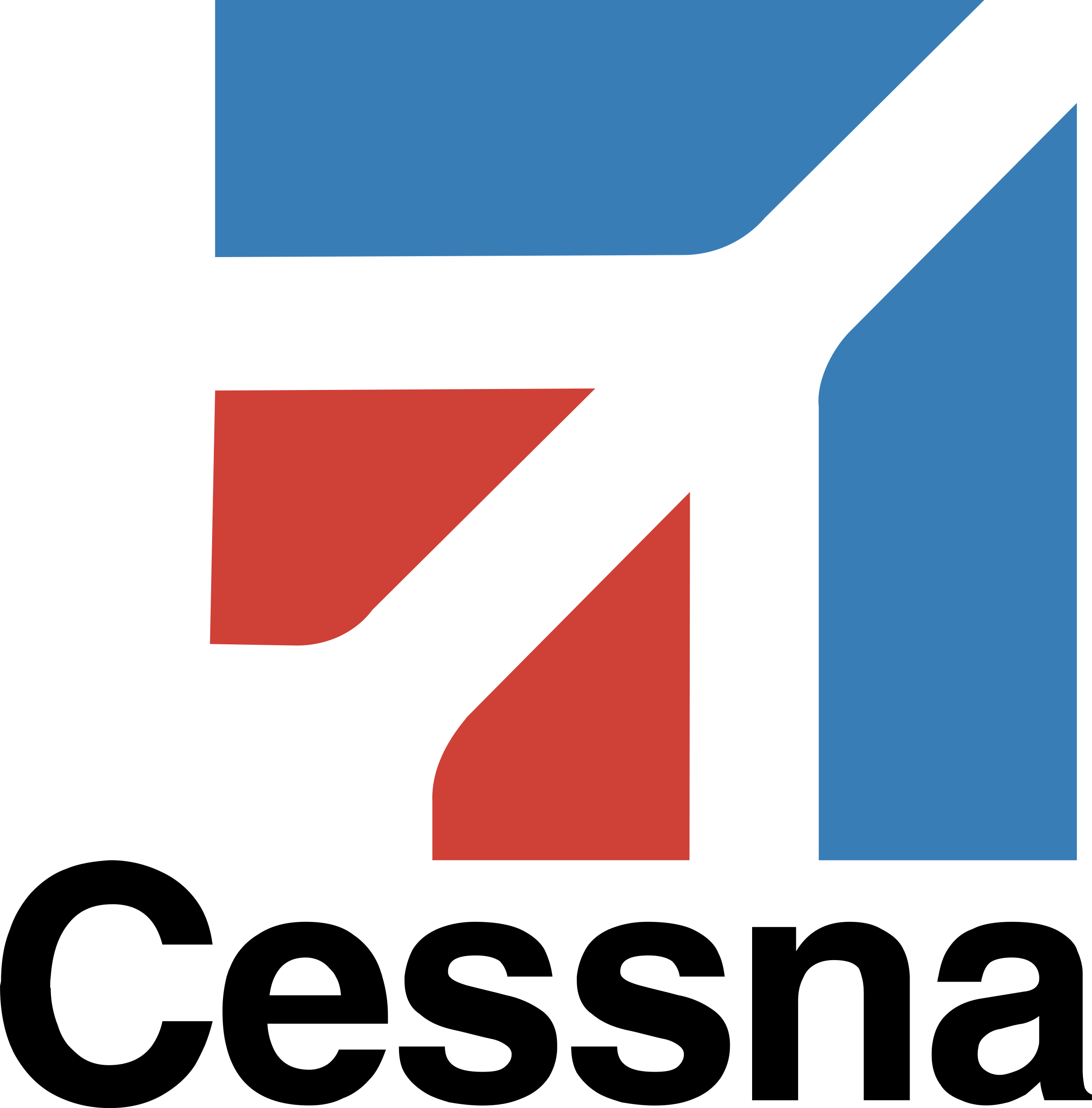 Cessna 1 Logo Png Transparent - Cessna Logo Png (2400x2435), Png Download