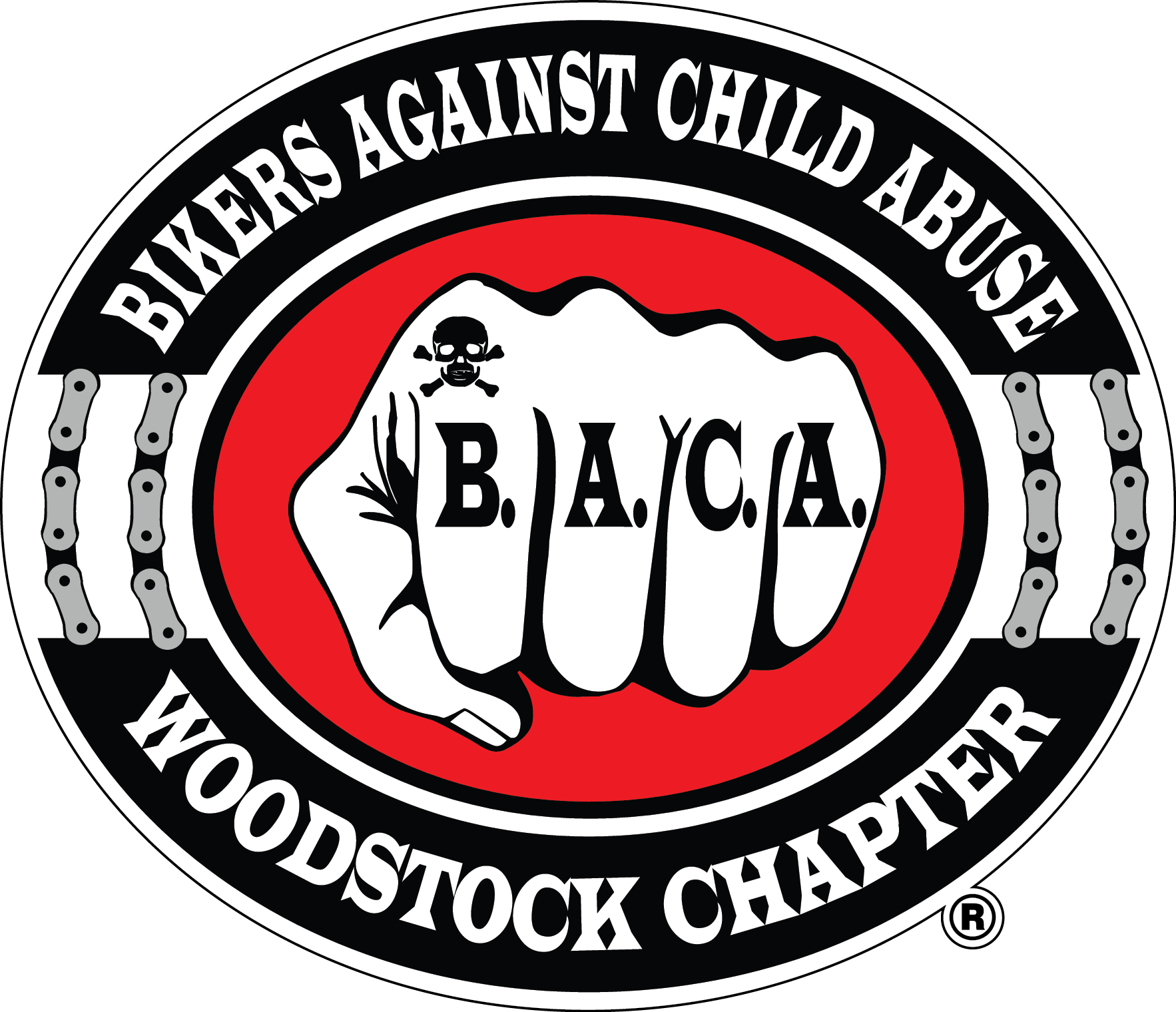 Bikers Against Child Abuse Logo (1766x1520), Png Download